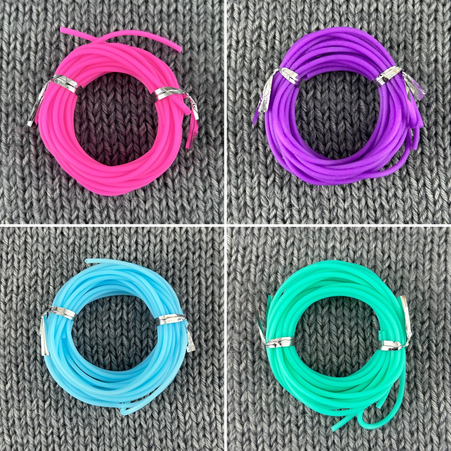 3 Knitting Stitch Holder Cords 200cm and 100cm Cables in an Organza Bag, Stitch Keepers Plus Size Inclusive, Accessories, Notions, Supplies