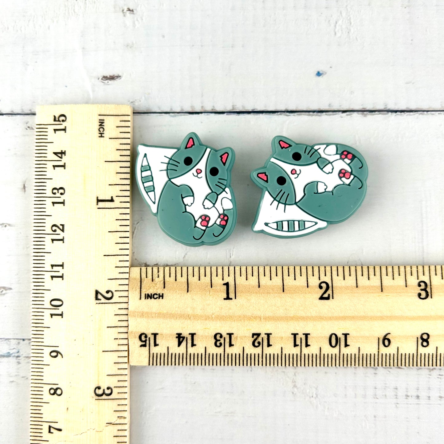 Cat Knitting Needle Stitch Stoppers or Savers. Knitting Accessories, Gifts for knitters, Knitting Notions