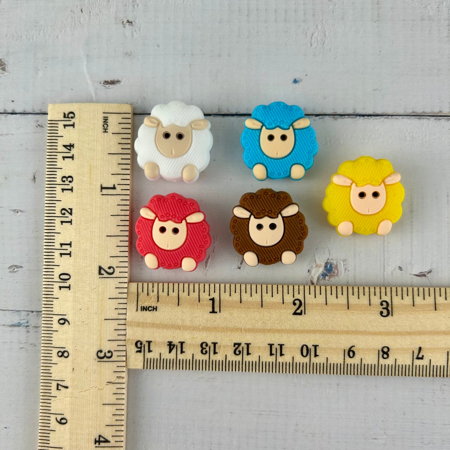 Knitting Needle Stitch Savers Stoppers or End Caps White Sheep Knitting Notions Accessories, Gifts for knitters