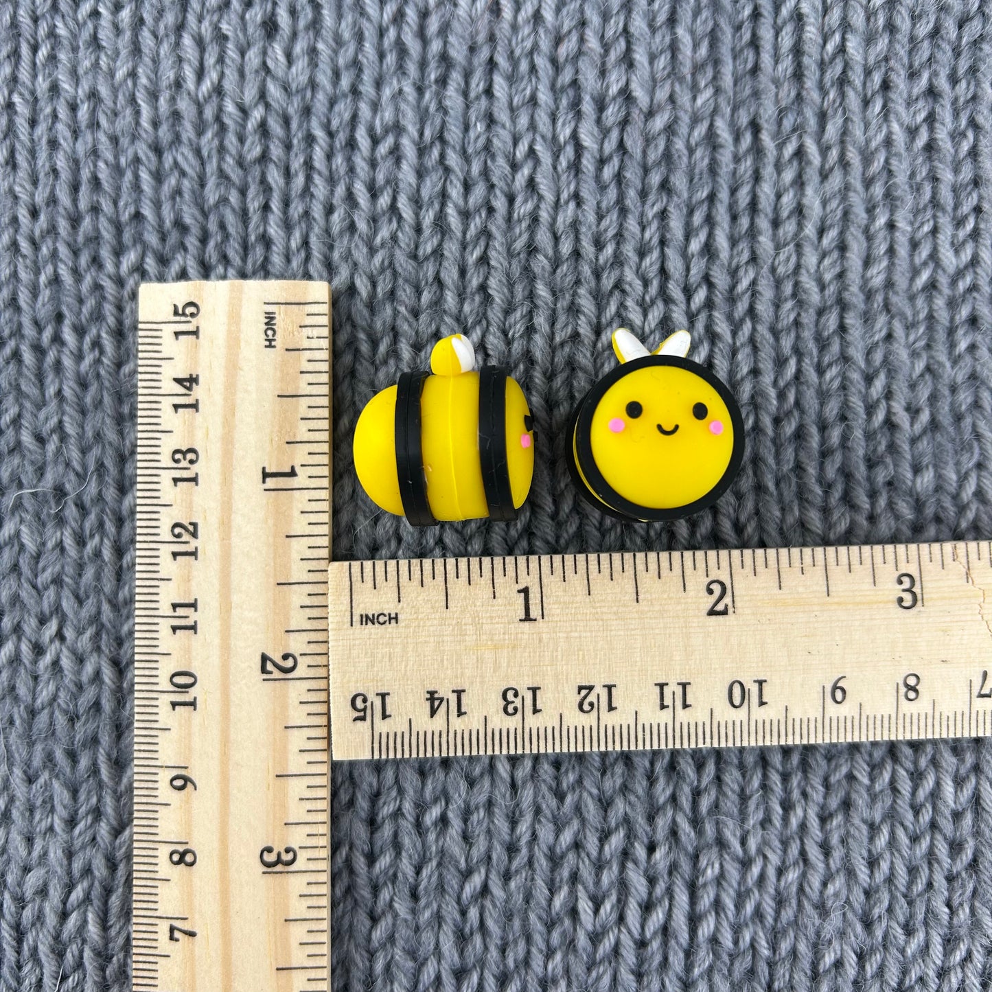 Bee Knitting Needle Stitch Savers, Stoppers, End Caps or Huggers. Knitting Accessories and Notions. Point Protectors, Gifts for knittersfor knitters