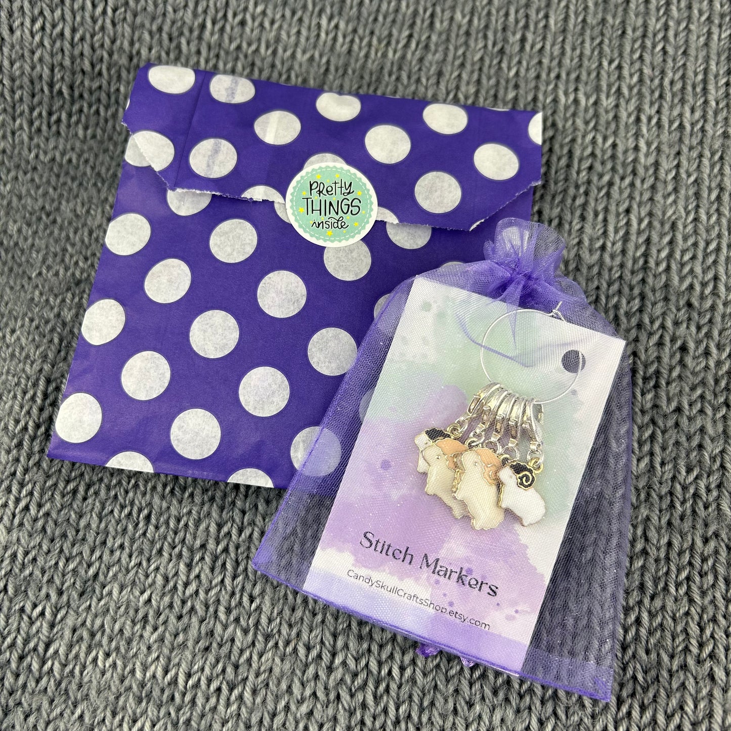 Knitting Stitch Markers, Progress Keepers, Crochet, Sheep Lamb Stitch Markers, Knitting Accessories, Gifts For Knitters