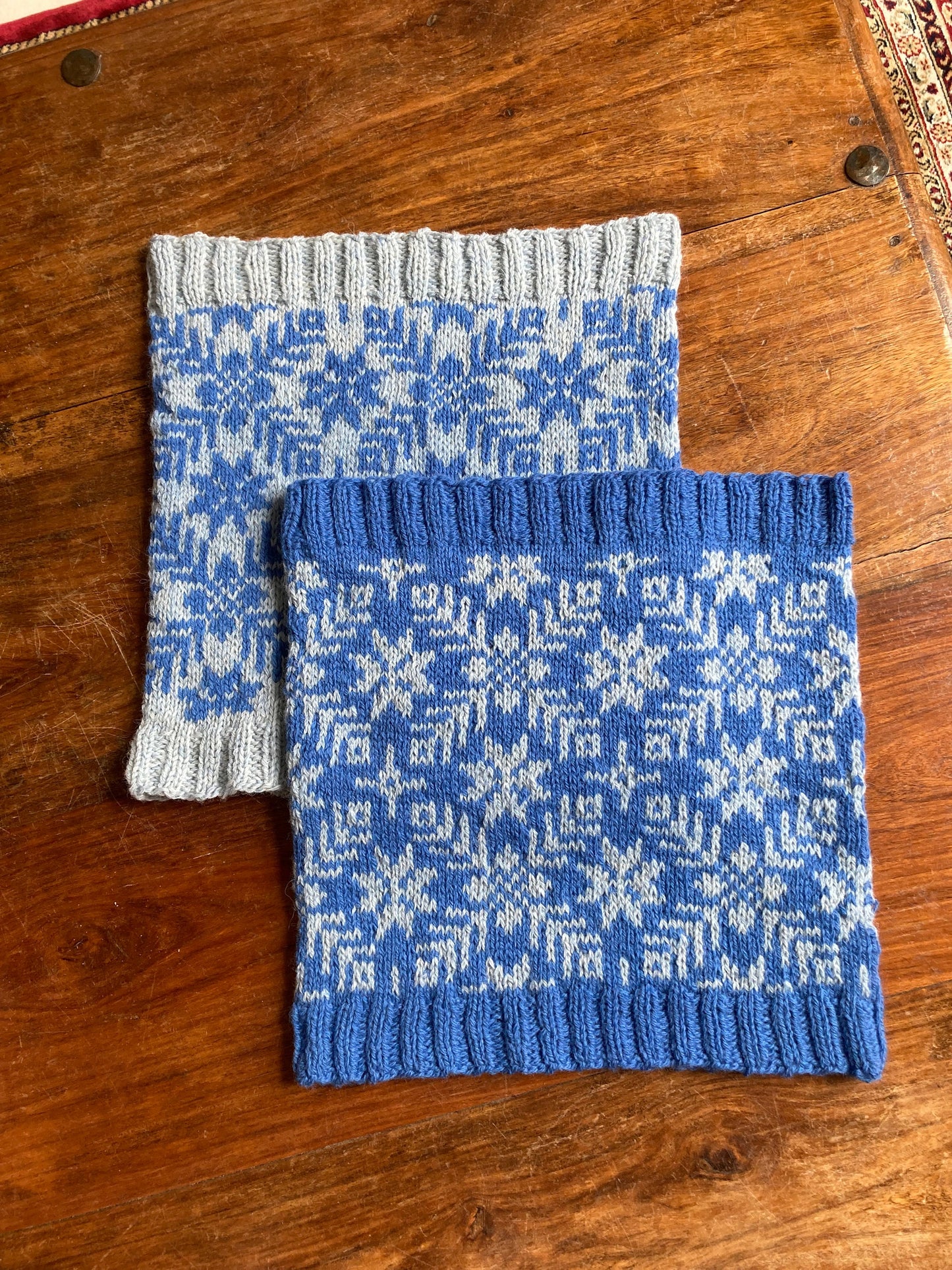 Selbu Cowl Knitting Pattern Only Norwegian Scandinavian Knitted Scarf Ishagen