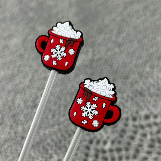Knitting Needle Mugs Stitch Stoppers or Savers. Christams Hot Chocolate Festive Knitting Accessories, Gifts for knitters, Knitting Notions