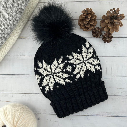 Selbu Hat Knitting Pattern Only, Star, DK Sport Aran Worsted Weight Norwegian Scandinavian Knitted Design, Northern Star.