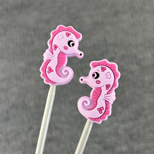 Seahorse  Knitting Needle Point Protectors Stitch Savers or Stoppers, Knitting Accessories and Notions, Gifts for knitters