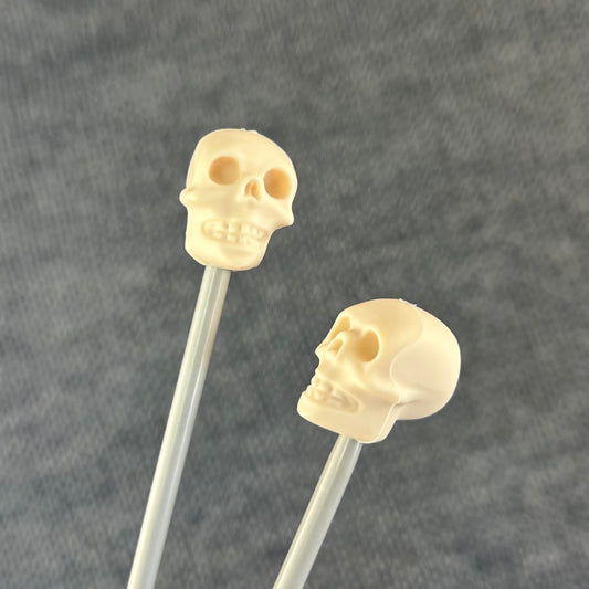 Knitting Needle Point Protectors Stoppers Skull Knitting Accessories, Gifts for knitters