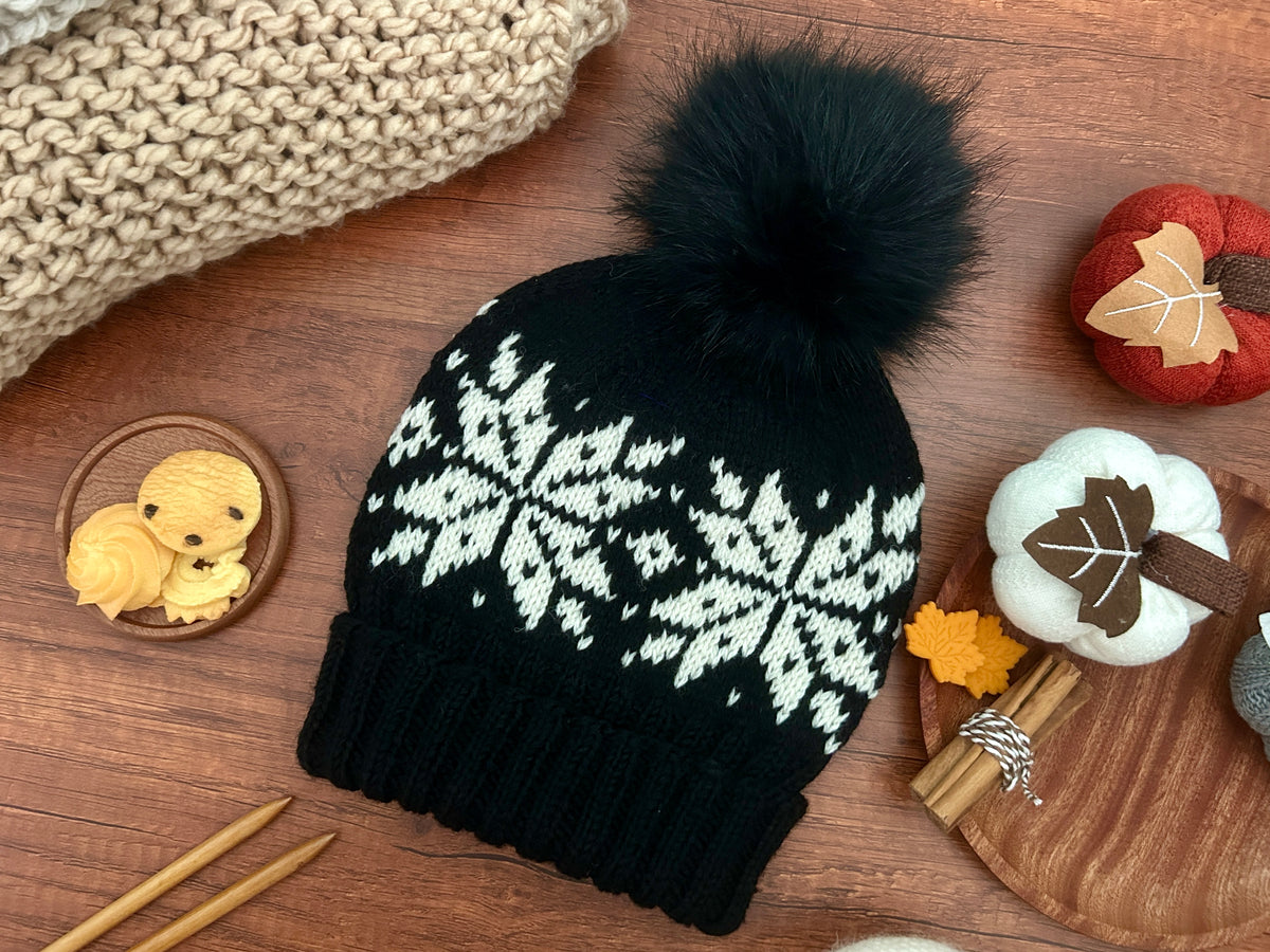 Selbu Hat Knitting Pattern Only, Star, DK Sport Aran Worsted Weight Norwegian Scandinavian Knitted Design, Northern Star.