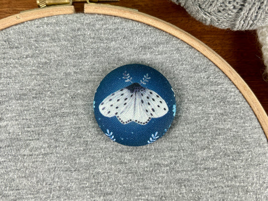 Moth Magnetic Needle Minder, Needle Nanny, Fabric Pin Cushion
