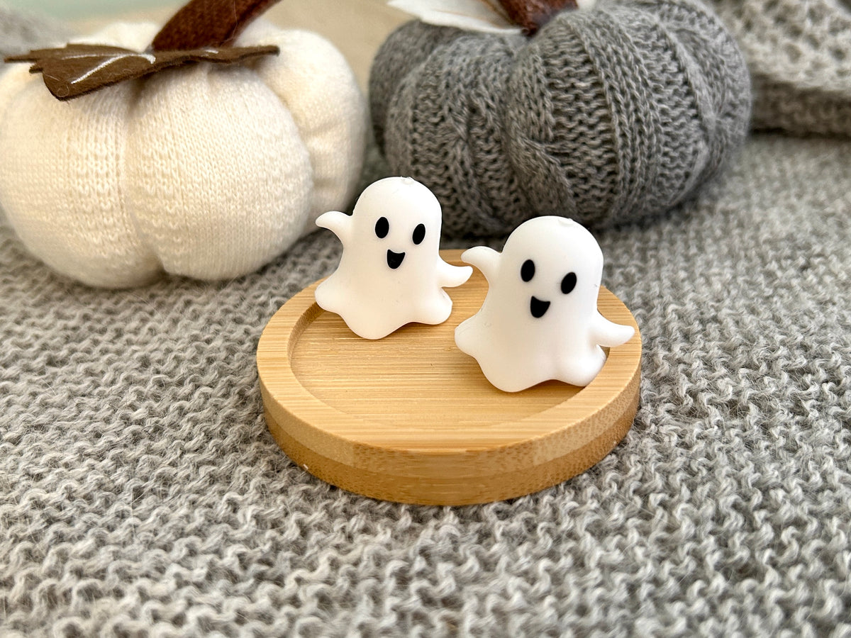 Ghost Knitting Needle Stitch Savers,Halloween Point Protectors, Stoppers, End Caps, Huggers, Knitting Accessories, Gifts for knitters