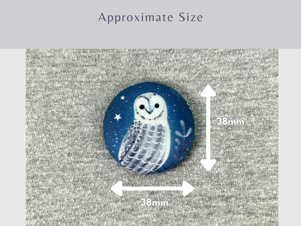 Owl Magnetic Needle Minder, Needle Nanny, Fabric Pin Cushion