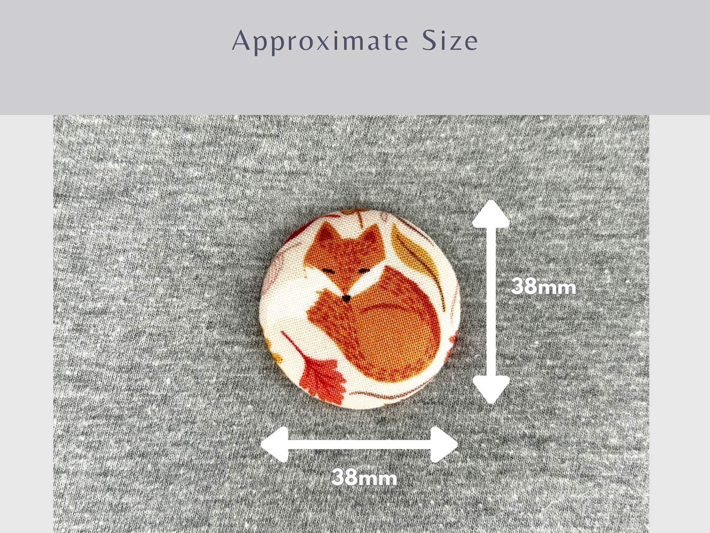 Fox Magnetic Needle Minder, Needle Nanny, Fabric Pin Cushion