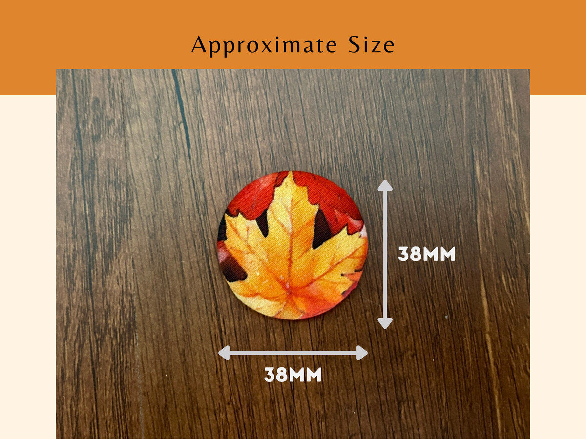 Autumn Leaf Magnetic Needle Minder, Maple Leaf Needle Nanny, Fabric Pin Cushion
