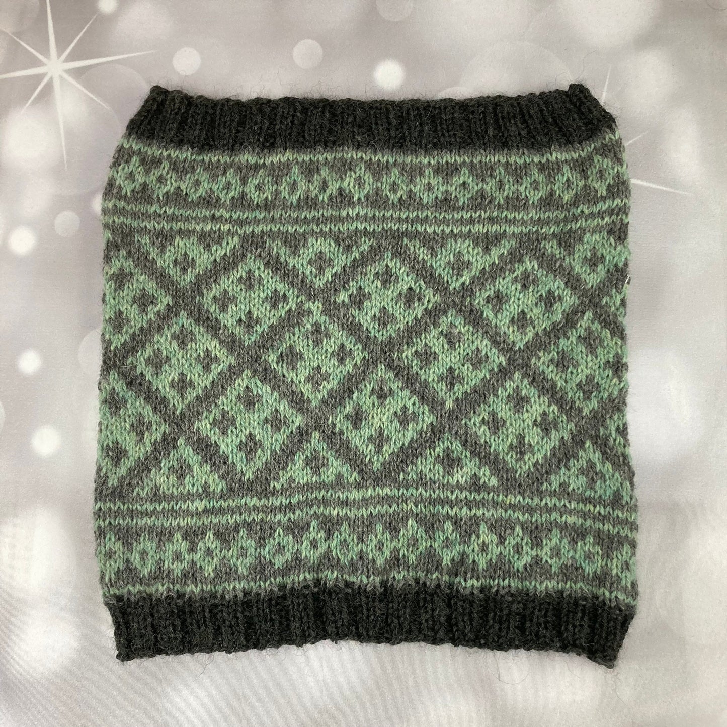 Selbu Cowl Knitting Pattern Only Norwegian Scandinavian Knitted Scarf