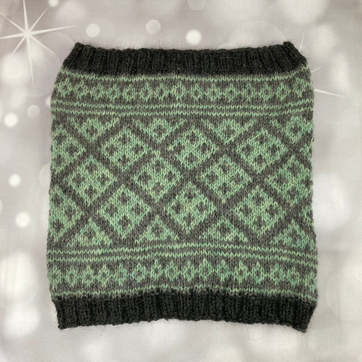 Selbu Cowl Knitting Pattern Only Norwegian Scandinavian Knitted Scarf