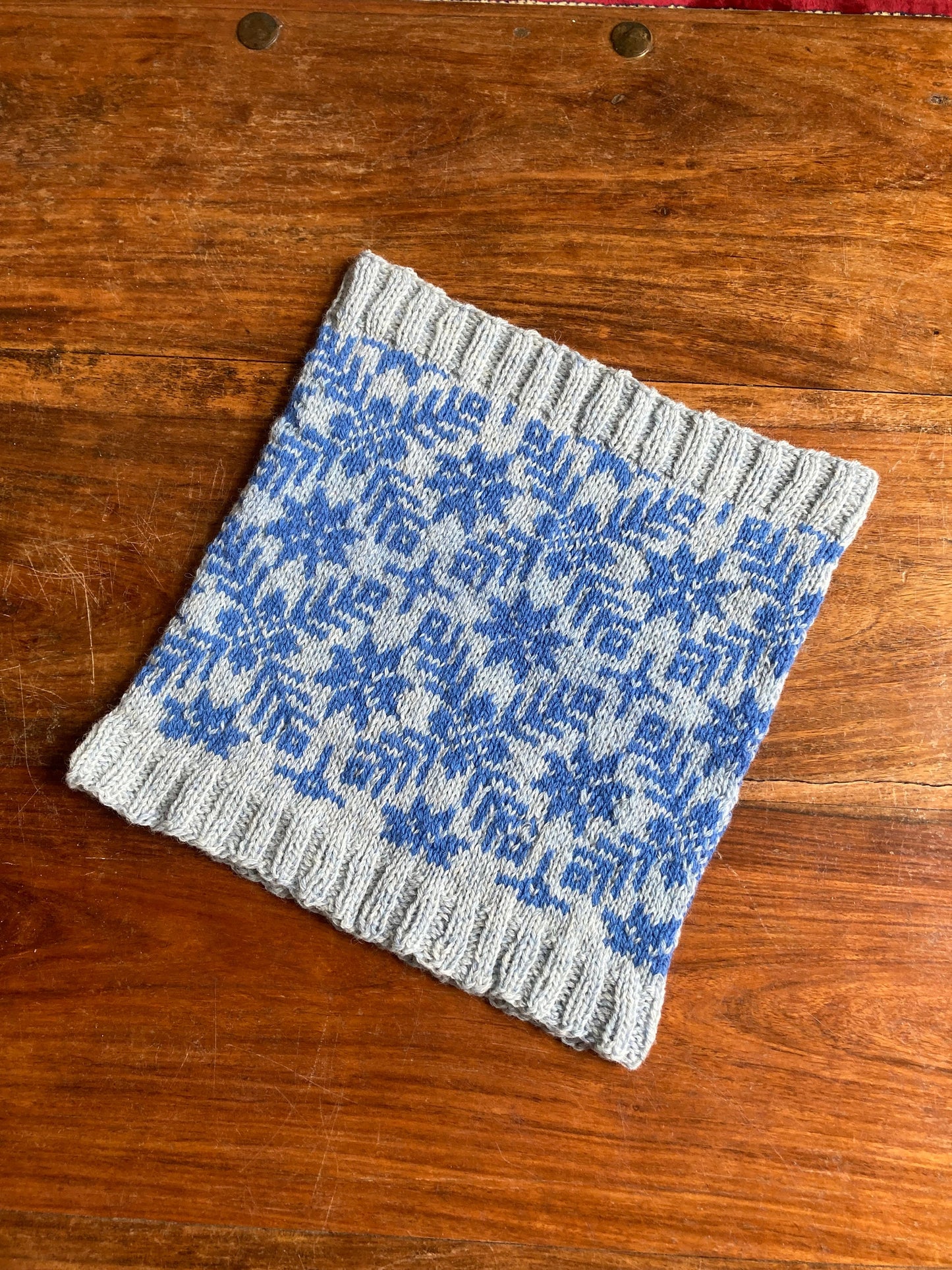 Selbu Cowl Knitting Pattern Only Norwegian Scandinavian Knitted Scarf Ishagen