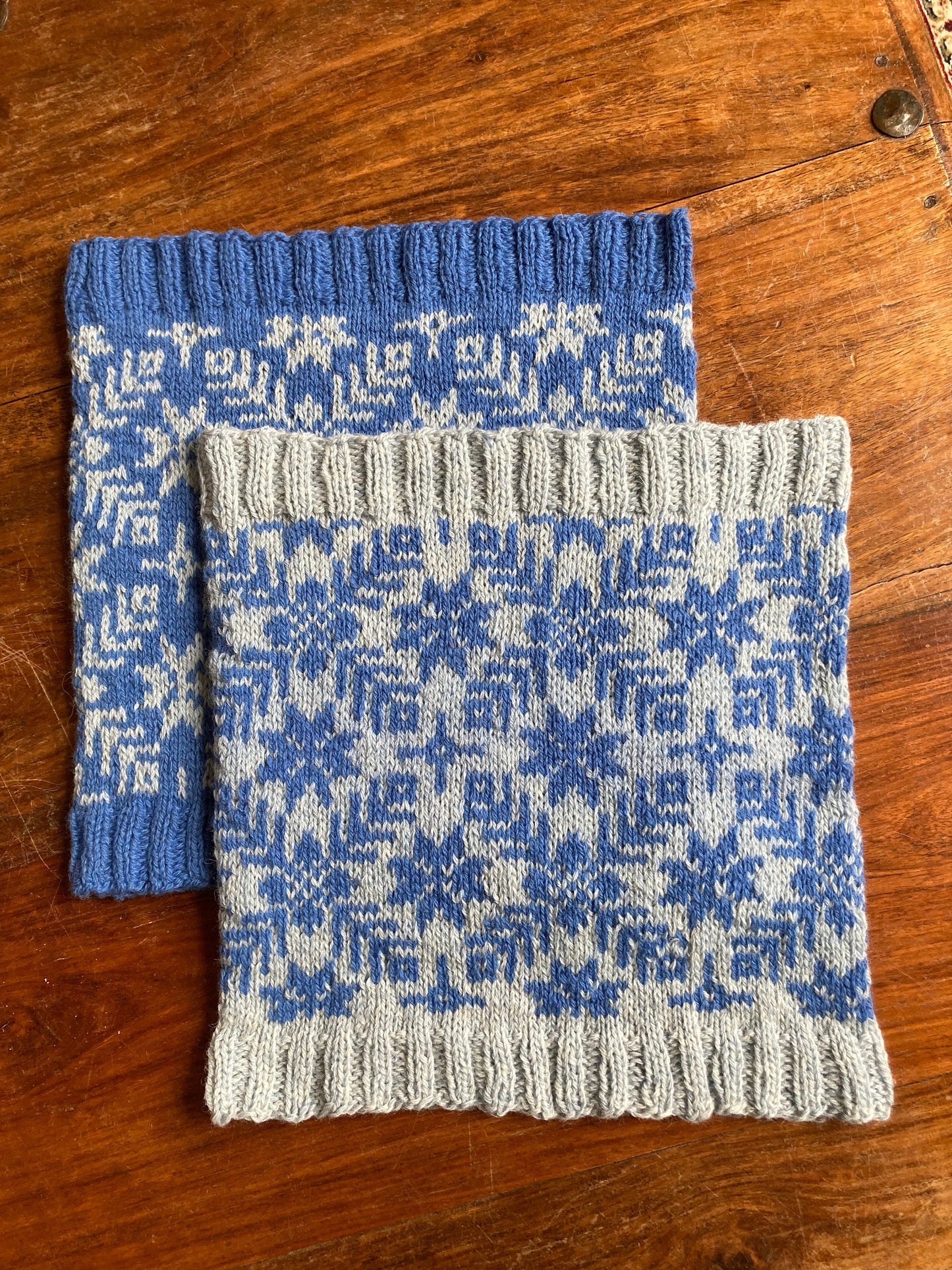 Selbu Cowl Knitting Pattern Only Norwegian Scandinavian Knitted Scarf Ishagen