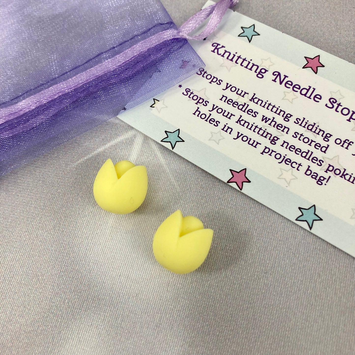 Tulip Knitting Needle Stitch Savers Protectors Stoppers End Caps Knitting Accessories, Gifts for knitters