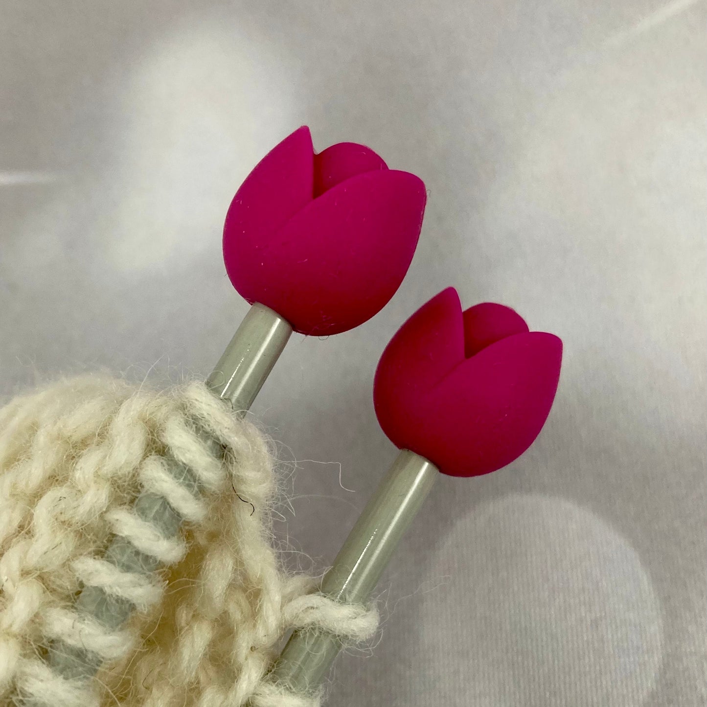 Tulip Knitting Needle Stitch Savers Protectors Stoppers End Caps Knitting Accessories, Gifts for knitters
