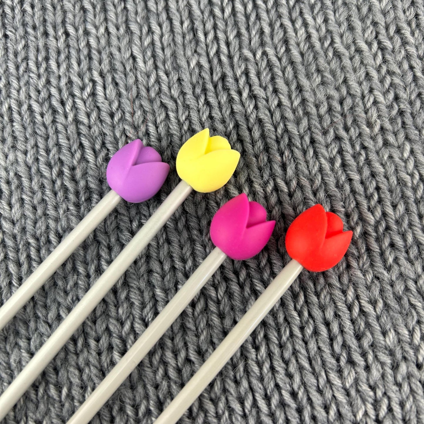 Tulip Knitting Needle Stitch Savers Protectors Stoppers End Caps Knitting Accessories, Gifts for knitters